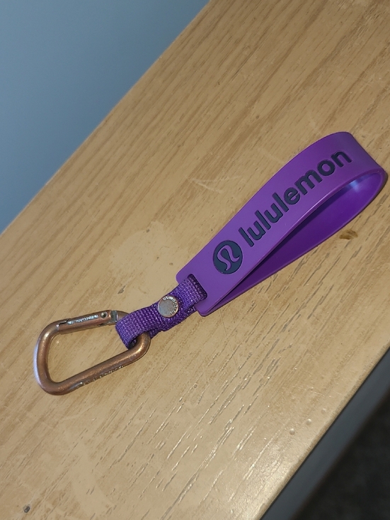 Accessories - Lululemon Purple Keychain Wristlet with Carabiner